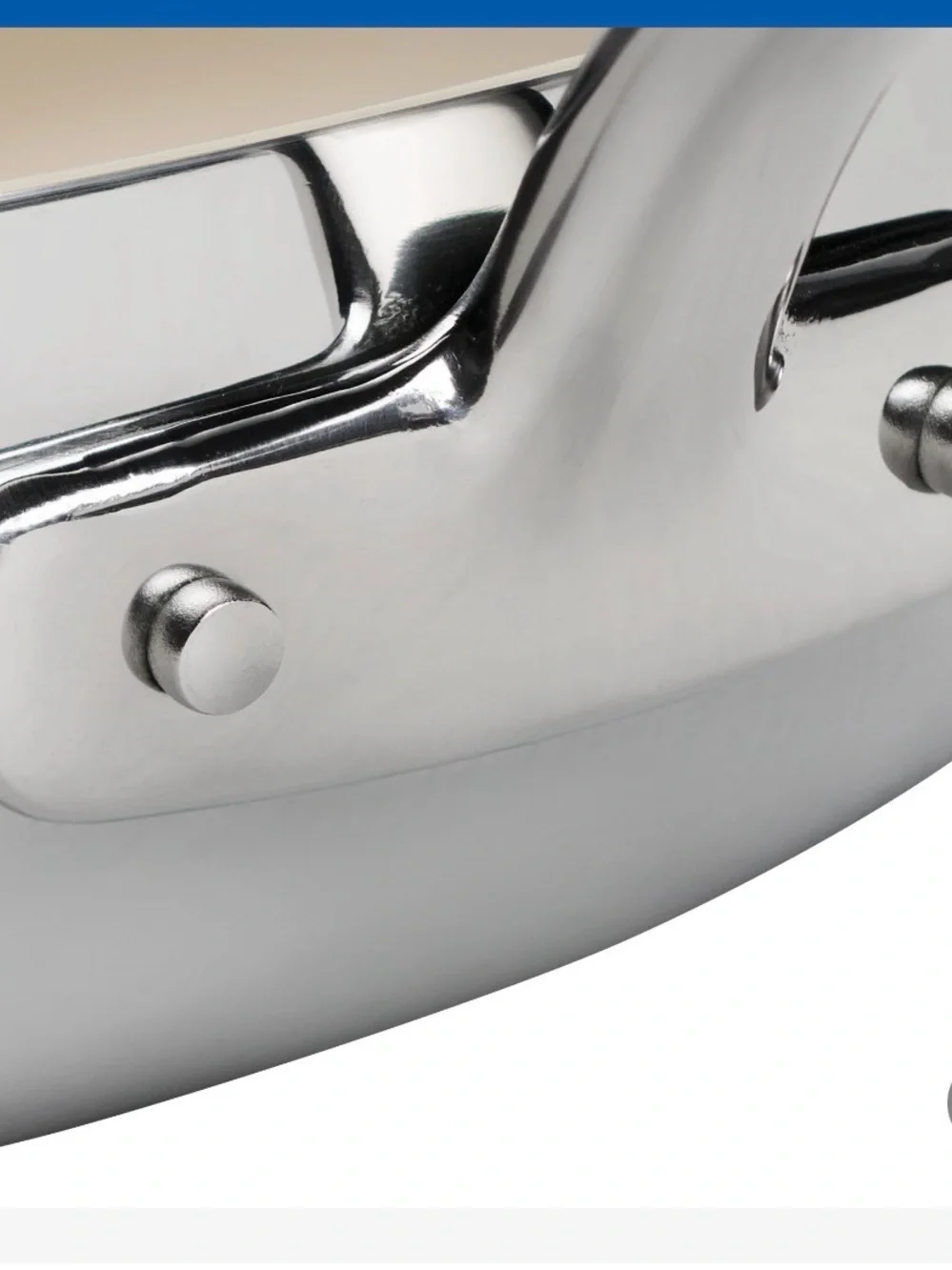 (Ew) Tramontina tri ply clad stainless steel ceramic nonstick frying pan